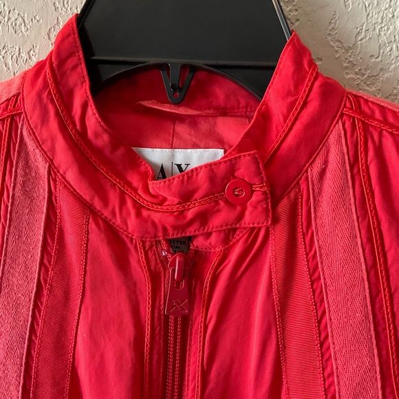 Armani Exchange Fitted Jacket Womens Red - Picture 4 of 8